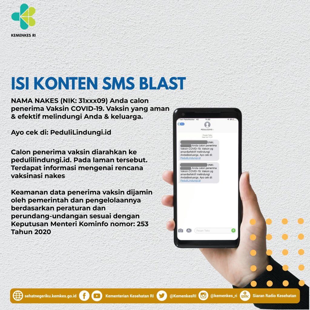 Pesan Vaksinasi Covid-19